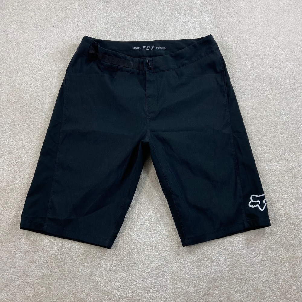 Fox Racing Ranger Mountain Bike Shorts Mens 34 Black MTB Cycling Trail Riding